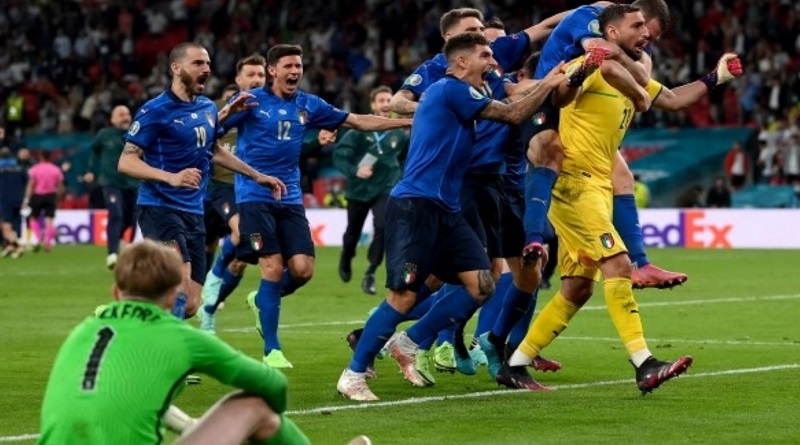 Сборная Италии стала победителем Евро-2020. Видео на youtube