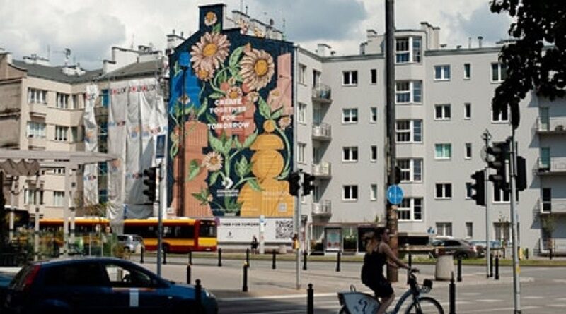 В Польше решили очистить воздух с помощью граффити