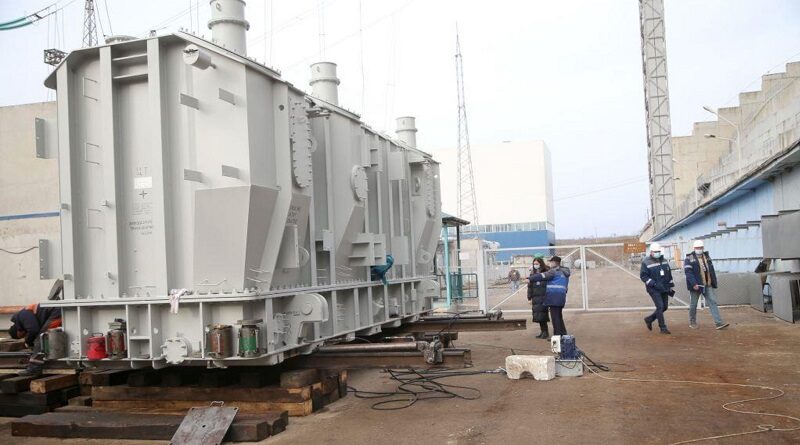 На Ташлицькій ГАЕС встановлюють блочний трансформатор для пуску агрегата №3