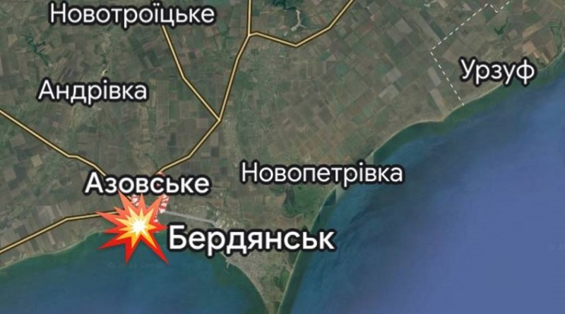 У селі біля окупованого Бердянська стався потужний вибух, повідомив голова Мелітополя.